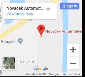 Novacek Automotive Google Map Image